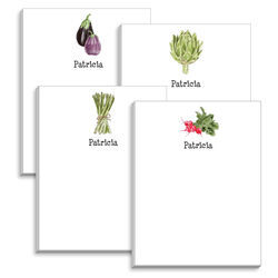 Garden Vegetable Notepad Set